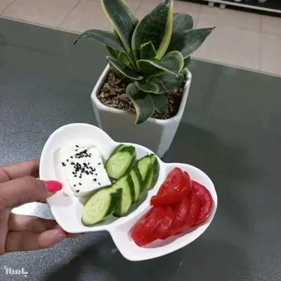 خرماخوری سرامیکی دو قلب