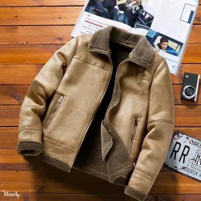 کاپشن چرم جیر بوفالو(موجودی سایز کوچک)-160698