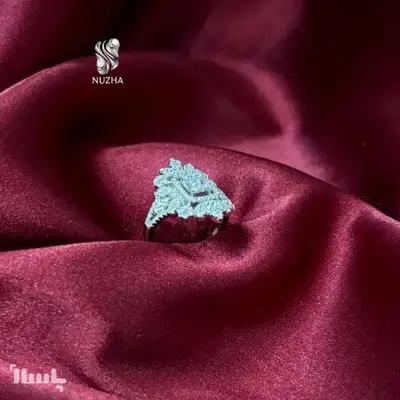 انگشترجواهری نقره زنانه کدanz1176