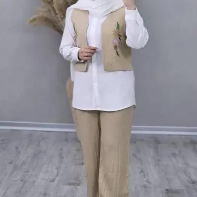 سه تیکه جلیقه و شلوار و شومیز صوفیا-159386