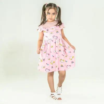 پیراهن نخی دخترانه پونی 1399