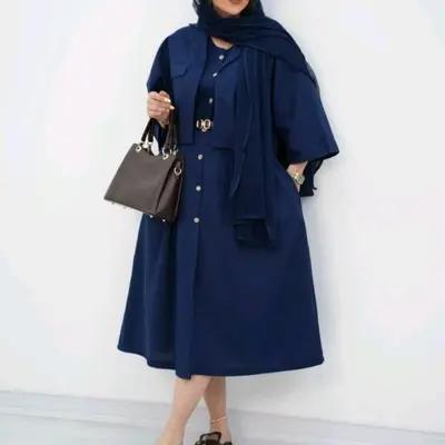 مانتو مجلسی مدل کت و سارافون خنگ