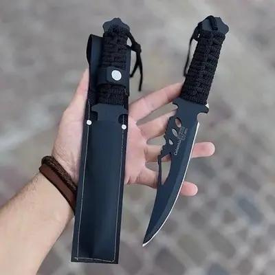 چاقو شکاری کلمبیا دنده ای با غلاف