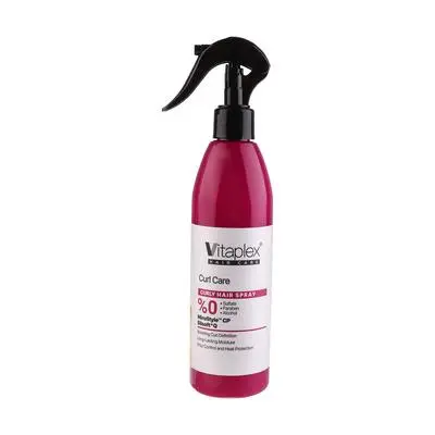 اسپری ترمیم کننده و نرم کننده مو ویتاپلکس فاقد سولفات 300 میل مناسب موهای فر و مجعد Vitaplex Sulfate-Free Repairing and Softening Hair Spray (300 ml) – Suitable for Curly and Wavy Hair