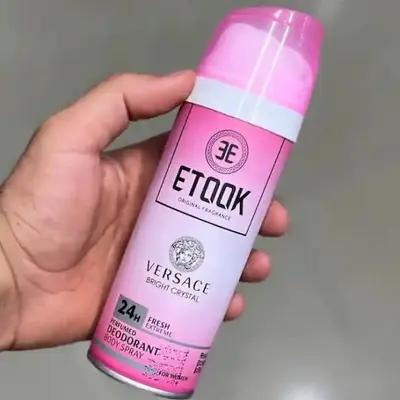 خرید اسپری خوش بو کننده بدن اتوک ورساچه برایت ETOOK VERSACE Bright حجم 200 میلی‌لیتر