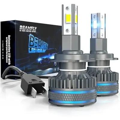 هدلایت 200واتی مدل H7 فن دار با طول عمر 45 سال برندBEAMFLY اورجینال امازون المان