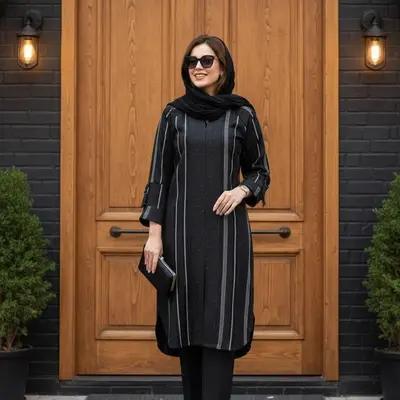 مانتو مجلسی ترکیبی پلاس سایز