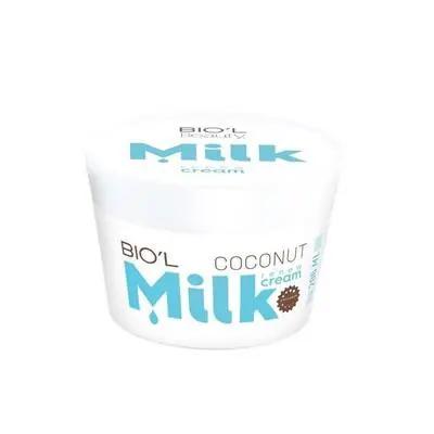 کرم مرطوب کننده بیول مدل coconut milk حجم 200 میلی لیتر Biol Coconut Milk Moisturizing Cream, 200 ml