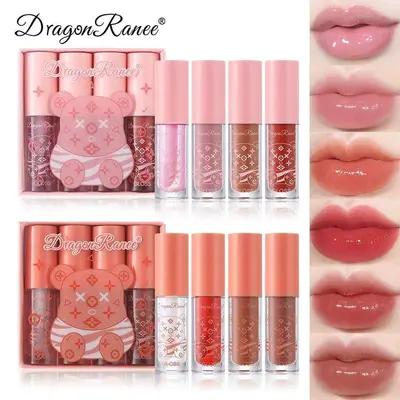 پک لیپ گلاس شاین 4تایی برند Dragon Ranee