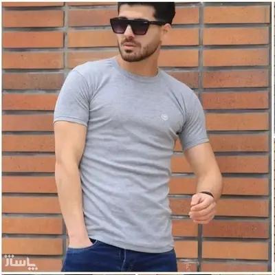 تیشرت آستین کوتاه مردانه سایز بزرگ یقه گرد-91416