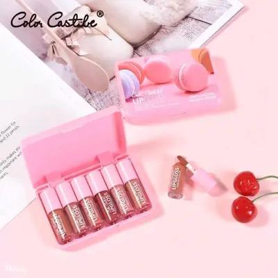جعبه 6 رنگ رژ مایع مینی برند کالرکستل