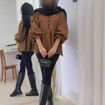 شومیز مانتویی عروسکی پاییزه-148238