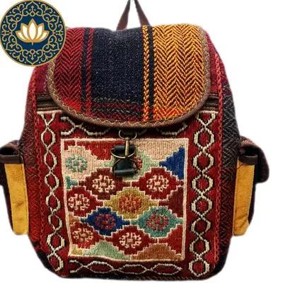 کوله پشتی دستباف مغان لوتوس کد2