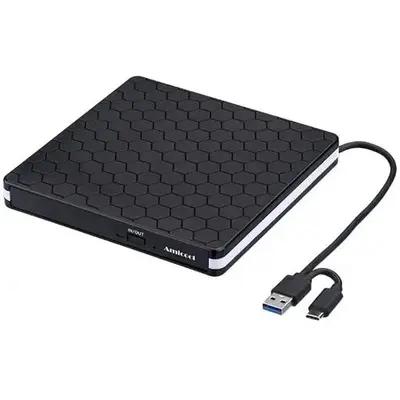 درایو دی وی دی رایتر اکسترنال برند Amicool(پرفروشترین محصول در اروپا) اورجینال امازون المان