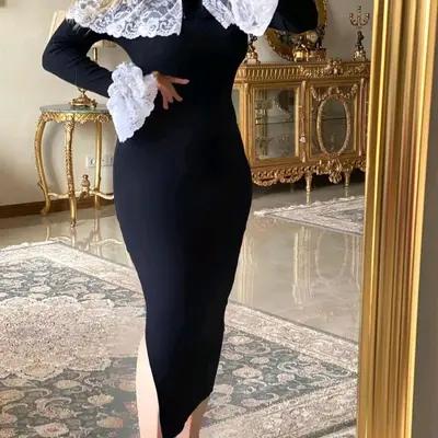 پیراهن مهمانی زنانه مدل پیراهن مجلسی ناری