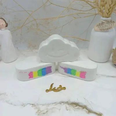 کوکتل طرح ابر رنگین کمان 80 گرم فوق العاده با کیفیت با جوشش بالا (طرح