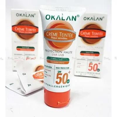 ضد آفتاب با پوشش کرم پودری اوکالان OKAĹAN اصلی-85500