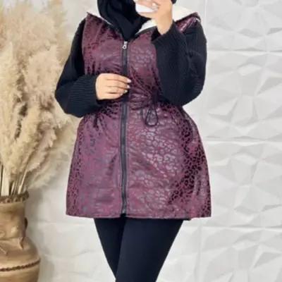 پافر دخترانه شیک پلنگی