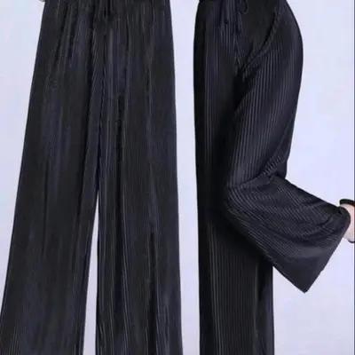 شلوار ساتن پلیسه کره ای-153221