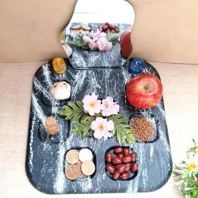 هفتسین سنگی مینیمال طرح مرمر