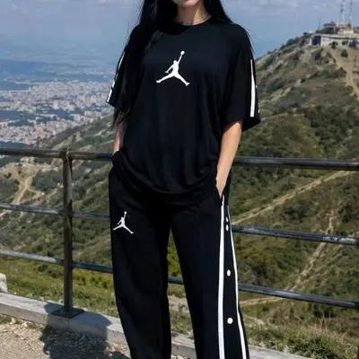 ست تیشرت شلوار لانگ زنانه