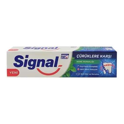 خمیر دندان ضد پوسیدگی سیگنال Signal – حاوی عصاره نعناع | حجم 100 میلی‌لیتر