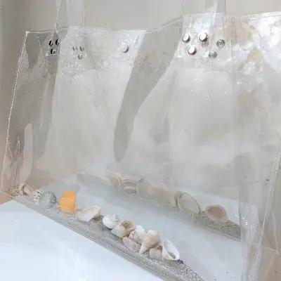 کیف طلقی شفاف ساحلی استخری طرح صدف