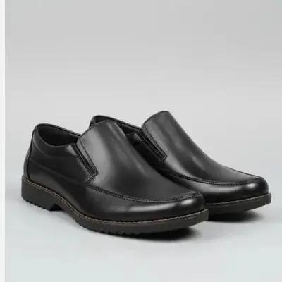 کفش چرم مردانه مدل منچستر مجلسی اداری اسپرت رویه چرم صنعتی بیاله درجه یک