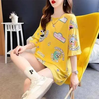 تیشرت عکسدار دخترانه فانتزی خارجی