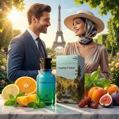 عطر ادکلن زنانه مردانه لویی ویتون پسفیک چیل روونا فرانسه مدل پرفکت کلد (Rovena perfect cold) حجم 100 میل