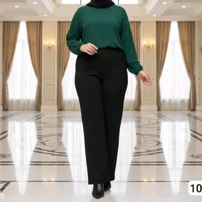 شلوارراسته سایزبزرگ.موجودی بگیرگل من1097