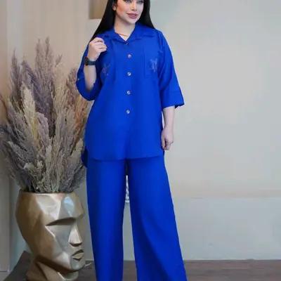ست شومیز شلوار زنانه دخترانه فری 38تا44-152318