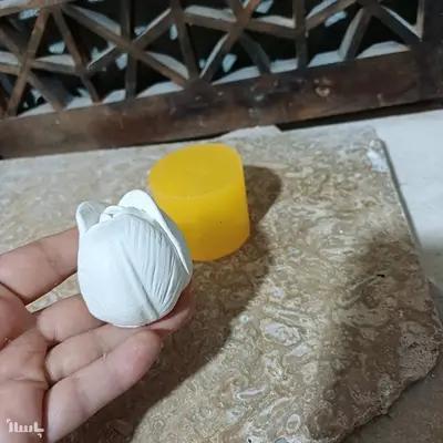 قالب سیلیکونی غنچه گل رز یا گل لاله
