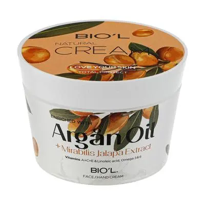 کرم مرطوب کننده بیول مدل Argan Oil حجم 200 میلی لیتر Biol Argan Oil Moisturizing Cream, 200 ml