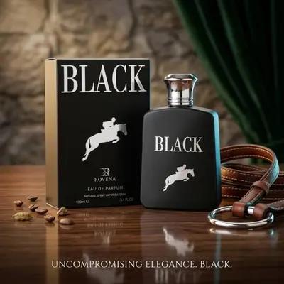 عطر ادکلن مردانه رالف لورن پولو مشکی روونا فرانسه مدل بلک (Rovena black) حجم 100 میل