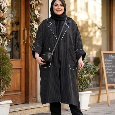 مانتو سایز بزرگ پرشین‌مدل میترا.