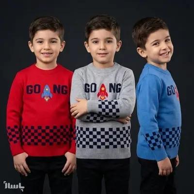 بلوز بافت وارداتی پسرانه 3تا6سال