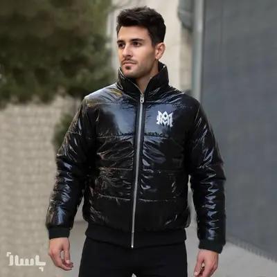 کاپشن سیلیکونی مردانه رنگ مشکی-157078
