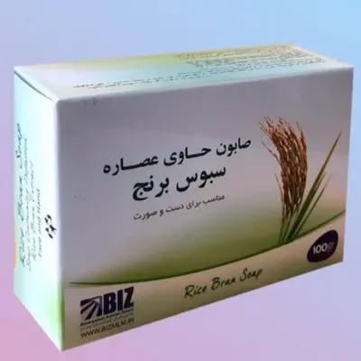صابون سبوس برنج دکتر بیز
