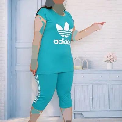 تاپ وشلوارک ورزشی زنانه تاپ و شلوارک زنانه ورزشی تاپ شلوارک آدیداس