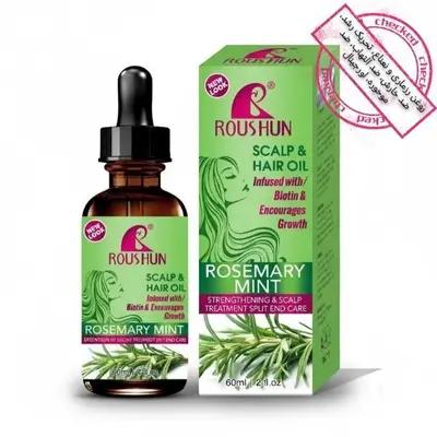 روغن رزماری و نعناع روشان تقویت‌کننده رشد مو با بیوتین 60 میلی لیتر