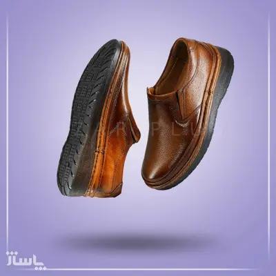 کفش راحتی روزمره تمام چرم گاوی مردانه مدل فابیو