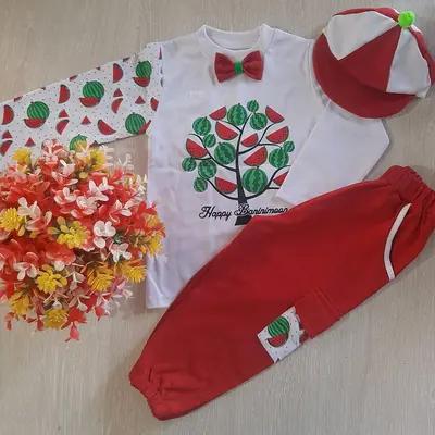 بلوز شلوار اسپرت یلدایی (ست خواهر برادری)-132760