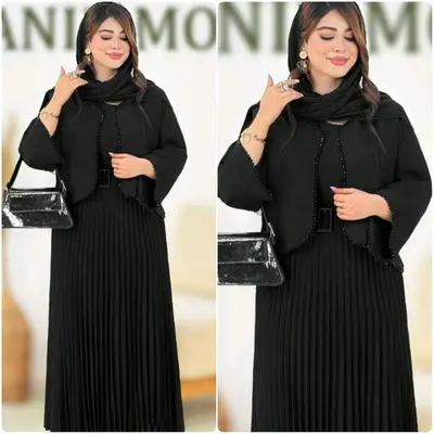 پیراهن مهمانی زنانه کرپ مدل فاریا