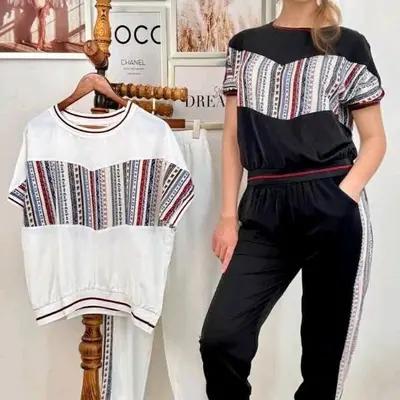 ست تیشرت و شلوار شیک وارداتی