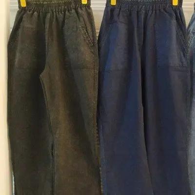 شلوار نیل بگ جا مبایلی جیب موبایلی سه سایز 36تا 48