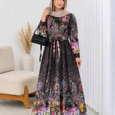 ساحلی ترلان پیراهن بلند ساحلی زنانه