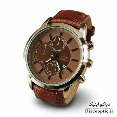 ساعت مچی مردانه موتور ژاپن برند الگانس مدل DO1197 بند چرمی