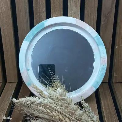 آینه سنگی گردساده لبه دار