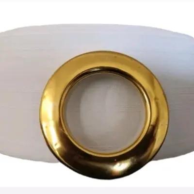 نوار پانچ دوطرفه طلایی رینک دار بسته 10 متری